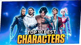 Top 10 Best Active Characters After Update || Best Character Skill For Br Rank & Cs Rank