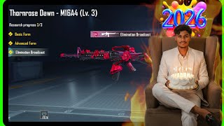 Thornrose Dawn - M16A4 (Lv. 3)  bgmi pubg mobile new update 4.1 