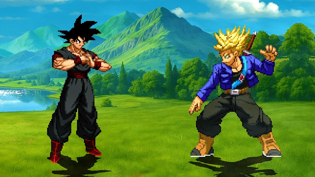 Evil Goku Vs. Trunks - The Shattered Hope