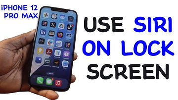 How to Enable / Disable Siri on Lock Screen on iPhone 12 Pro Max