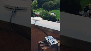 Ambient soundscape with rain drum