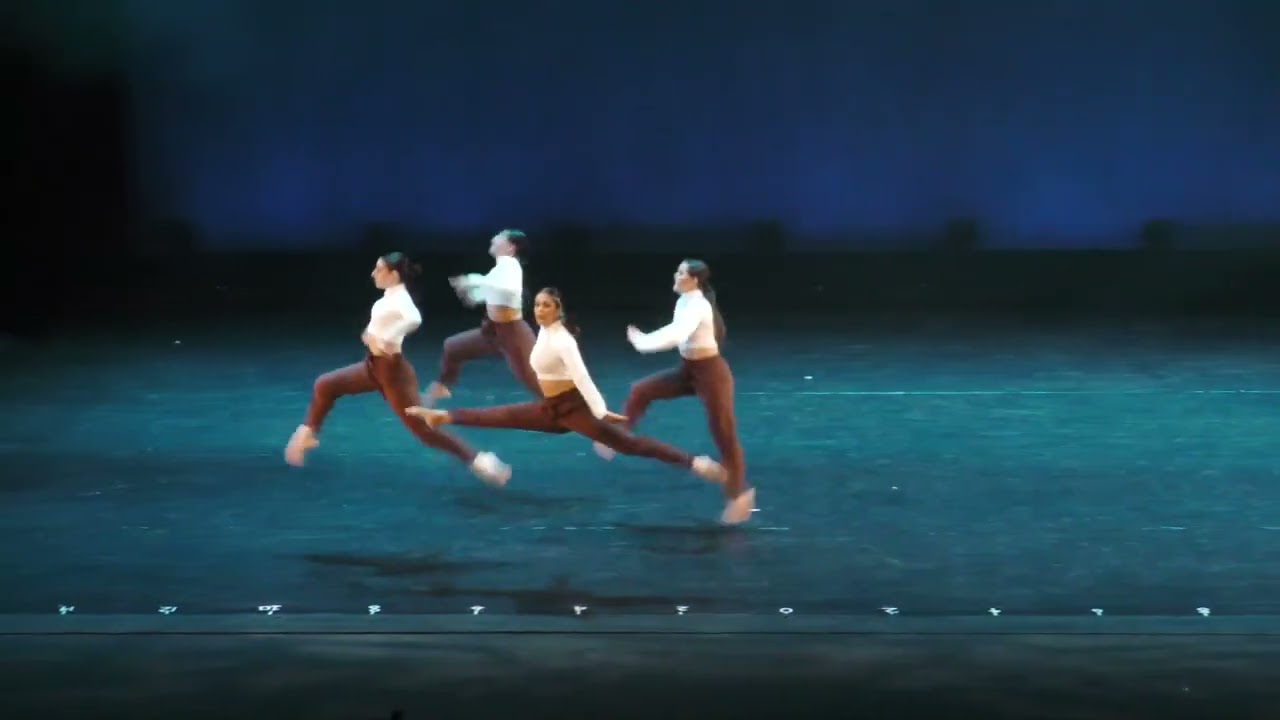 Quartet: Mikayla Lettich, Rory McFerran, Carley Leto, Kayla Feinberg, Terps Dance Co. Spring 2023