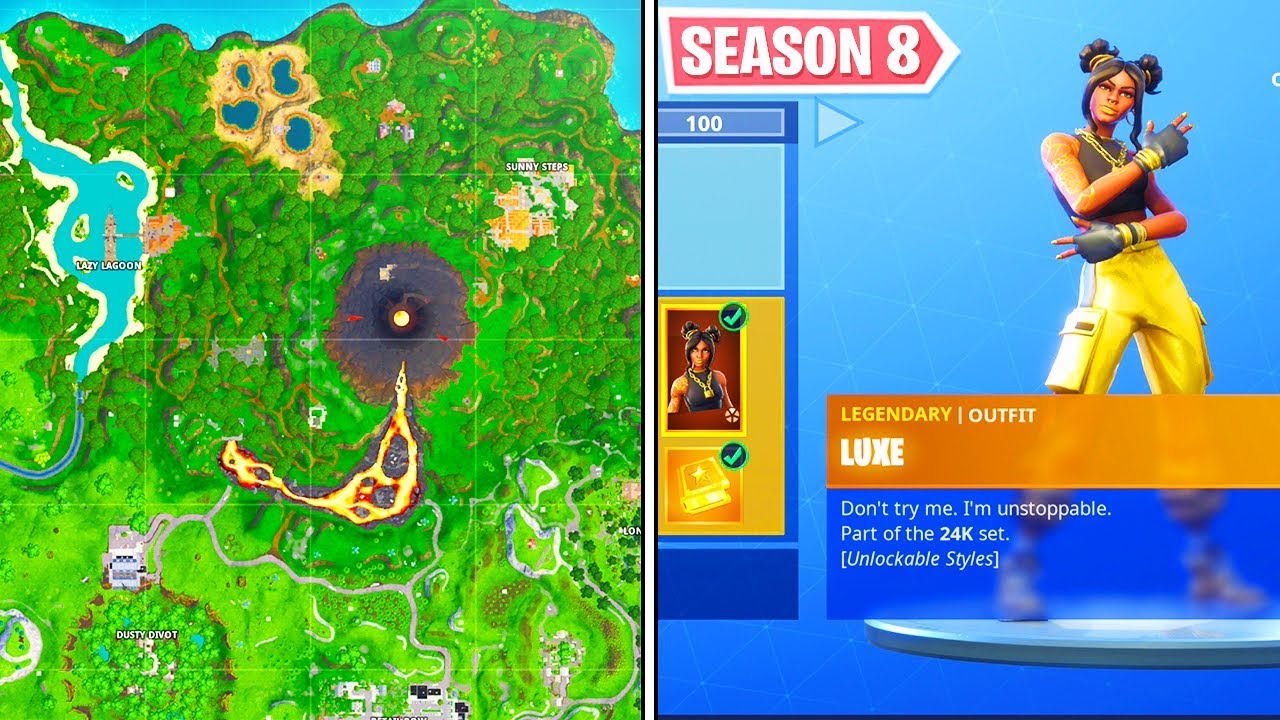 New Season 8 Update Live In Fortnite Free Battle Pass