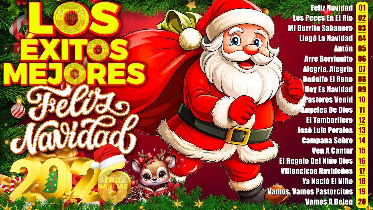 FELIZ NAVIDAD VILLANCICO 🤶🏻 LOS 50 MEJORES VILLANCICOS NAVIDEÑOS 🎅 MÚSICA DE FELIZ NAVIDAD 2026