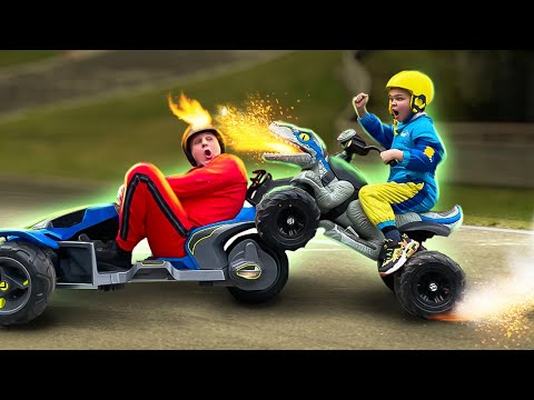 Funny stories about cars and magic box - Dima Kids TV