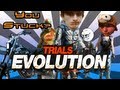 Trials Evolution || First Time Racer ft. Rushy || Custom Tracks