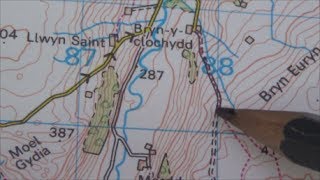 Map contour lines .. how to measure the slope angle