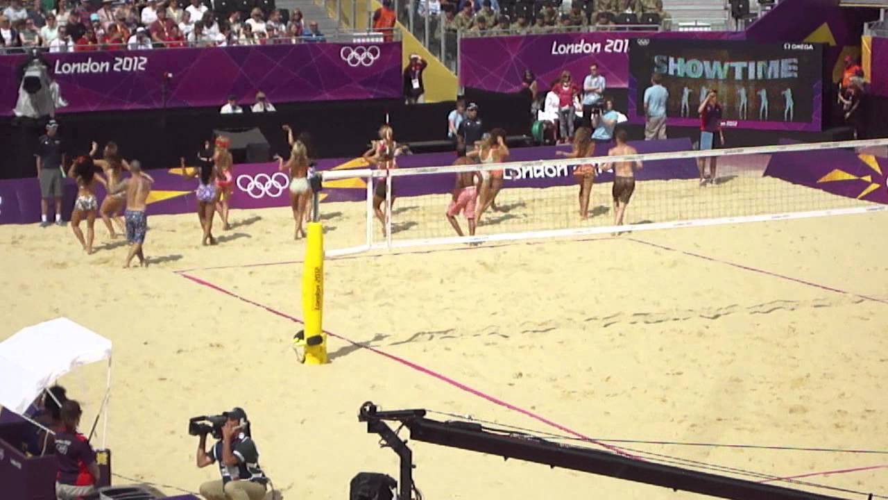 beach volleyball dancers YouTube