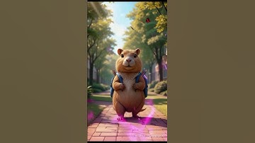 Capybara đi học #videoai #capybara #dongvat #funny