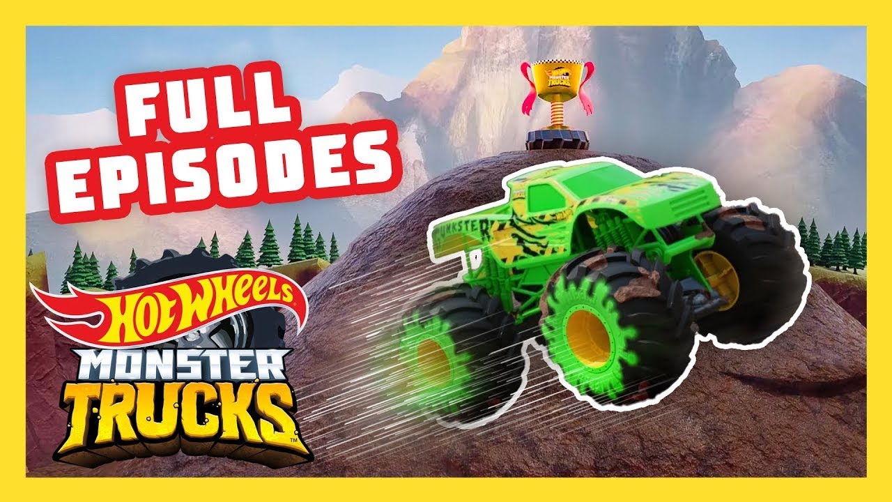 FEUERRINGE, SCHLAMMFLÄCHEN UND MEHR HERAUSFORDERUNGEN! 😵 Monster Trucks Insel @Hot Wheels Deutsch