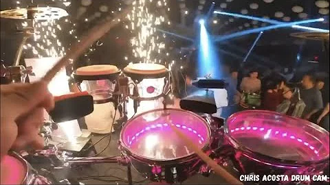 Chris Acosta x Bad Bunny x Prince One - SALSA CON FUEGO (drum cam)