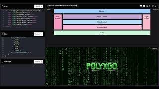 CSS Grid Layout with Media Query ‐ PolyDev plugin