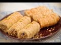 Пахлава. Рецепт приготовления. Baklava rolls.