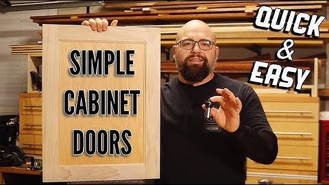 Easy Cabinet Doors Made on the Router Table