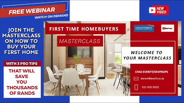 FIRST TIME HOMEBUYERS MASTERCLASS WEBINAR