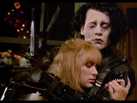 salah satu adegan di film Edward Scissorhands