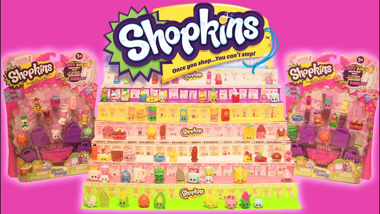 Opening LOTS of SHOPKINS Season 2 12 packs with Ultra Rares by Rainbow