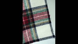 Christmas Plaid Harris Tweed  #harristweed #fashion