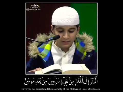 الم ترا الئ املا من بني إسرائيل من بعد موسى