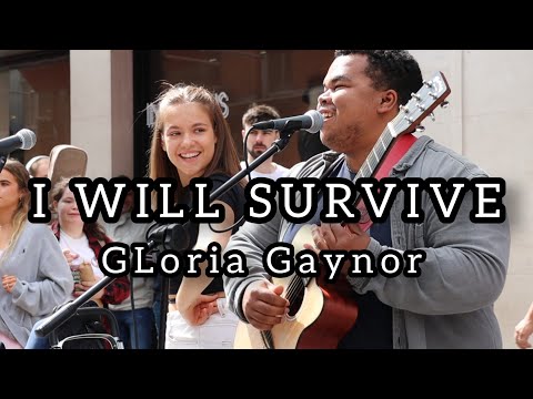 WOW..HOW TO ATTRACT A CROWD IN 5 SECONDS - I Will Survive - Gloria Gaynor | Allie Sherlock &amp; friends