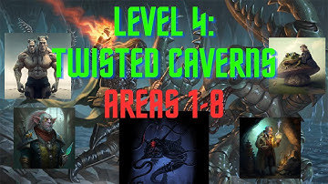 Level 4: Twisted Caverns - Areas 1-8 #dnd5e #subscribe #dmguide
