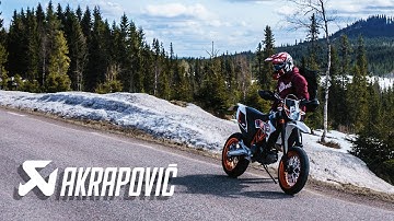 KTM SMC 690 R -- Akrapovic Exhaust! (No DB-Killer) - REV LIMITER!
