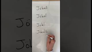 Did you know names conjugate in Icelandic? #iceland #icelandic #languagelearning #learn #study #fyp