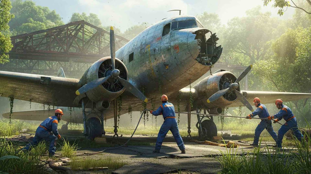 We Rescued This Douglas C 47 Skytrain 1943 From the Deep forest – Full Restoration