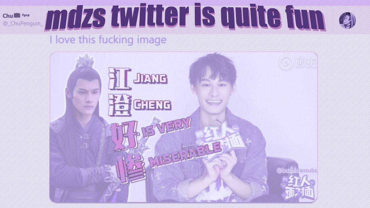 [5] mdzs twitter is quite fun..