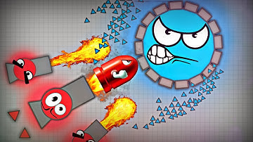 DESTROY THE MOTHERSHIP! Diep.io Mothership Gameplay HYBRID vs Mothership // Trolling Arena Closer