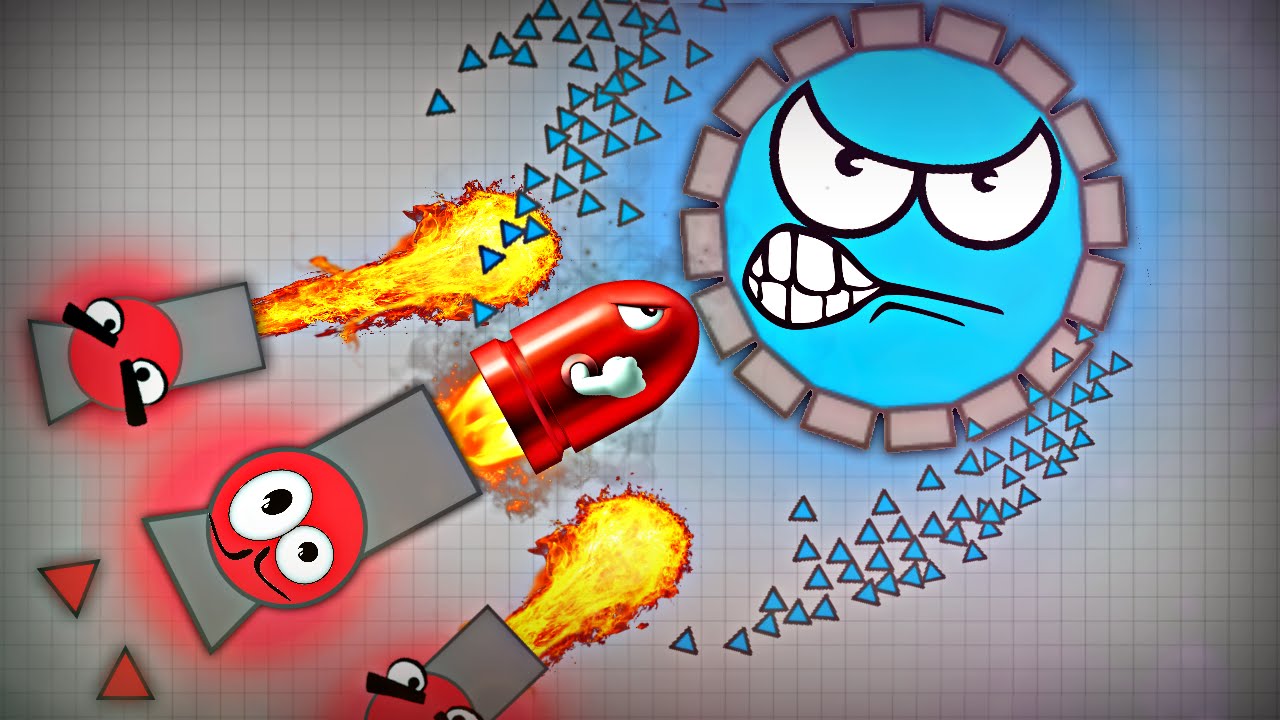 DESTROY THE MOTHERSHIP! Diep.io Mothership Gameplay HYBRID vs Mothership // Trolling Arena Closer