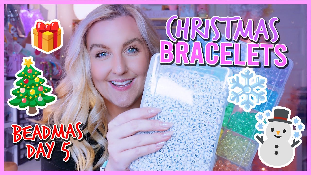 making Christmas bracelets 🎄🎁☃️ WINTER BRACELET IDEAS 2024 