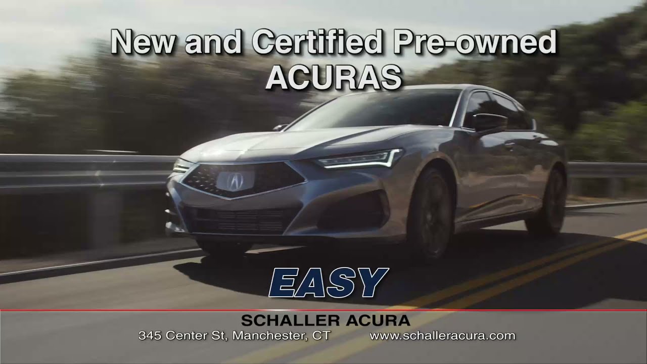 Schaller Acura New and Pre-Owned Inventory - YouTube