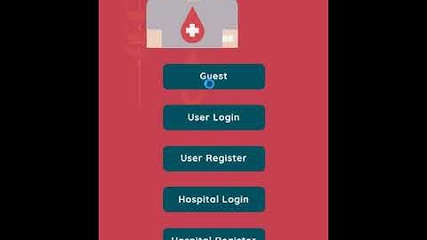 Blood Bank Management System Android and Web Application