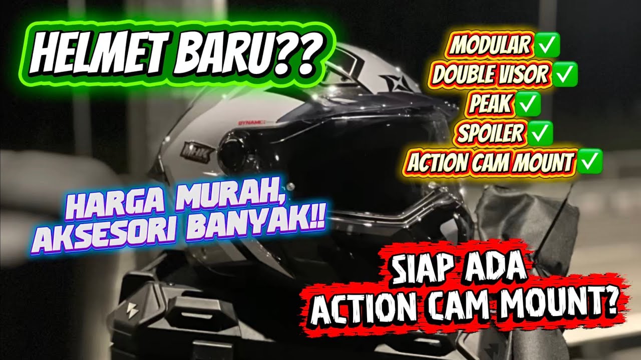 HELMET MURAH BANYAK AKSESORI | DJI OSMO ACTION 5 PRO