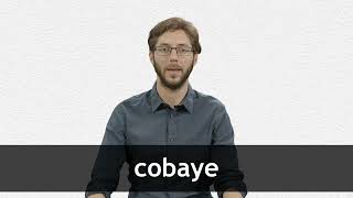 How To Pronounce Cobaye In French