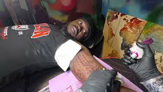 Inside Upper Arm Prayer Tattoo Design pt 2