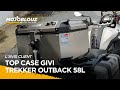 Yves client motoblouz prsente le top case givi trekker outback 58l