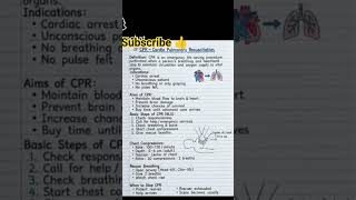 # nursing study class me #CPR#ka notes # Definition #Indication#Chest compression #all topic