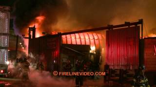 BKLYN 5 alarm fire lumber yard