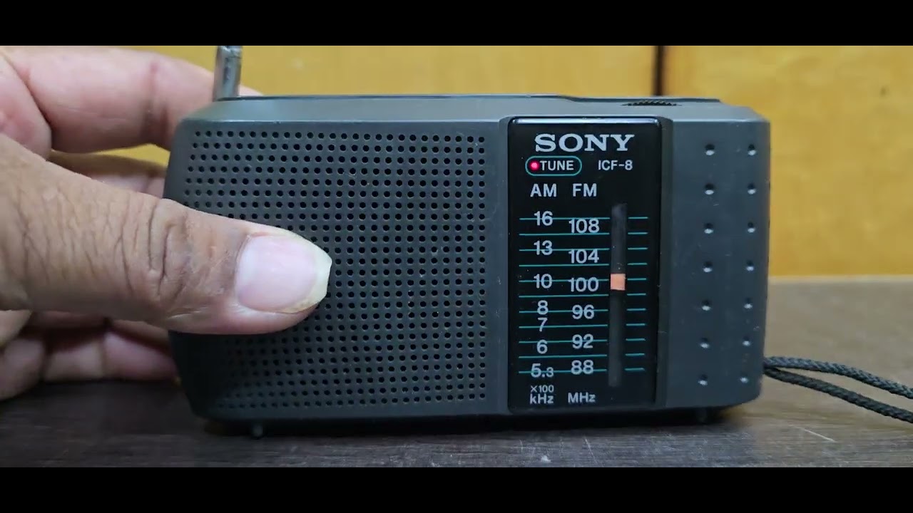 Sony ICF -8 Fm,Am Band Radio Mo. #9427322171 - YouTube