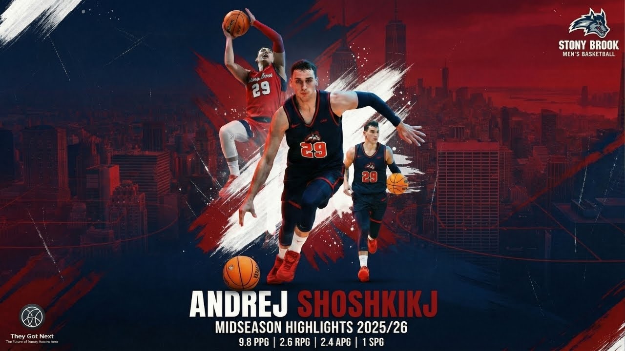 Andrej Shoshkikj | 2025–26 Midseason Highlights | Stony Brook (NCAA)