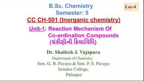 CC CH 501 (Lec 5) SJV