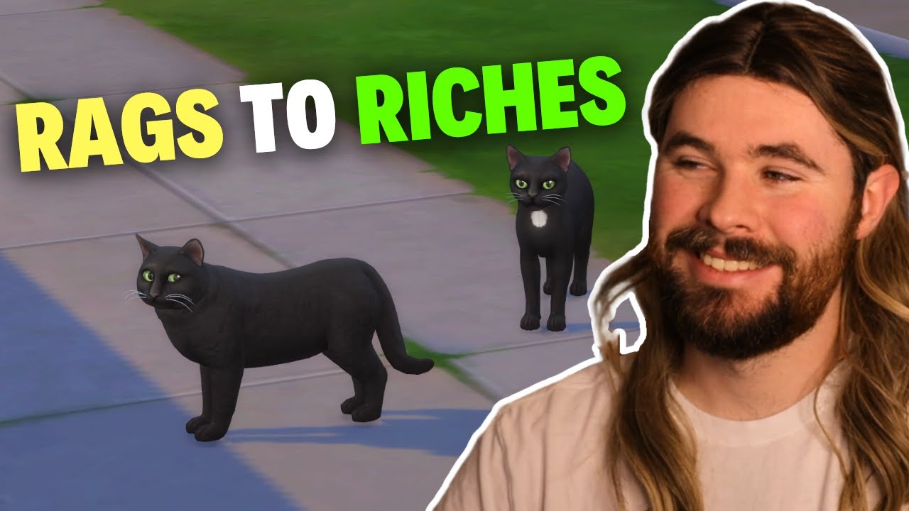 I Made My Cats in the Sims | Sims 4 - Rags to Riches
