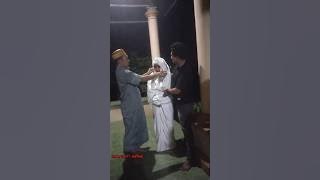 DON'T WATCH IN THE MIDDLE OF THE NIGHT❗POSED BY A POCONG #trending #shorts #horror #ghost #creepy...