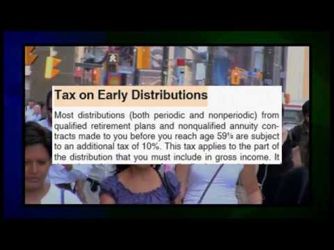 form 1040x Early Distributions