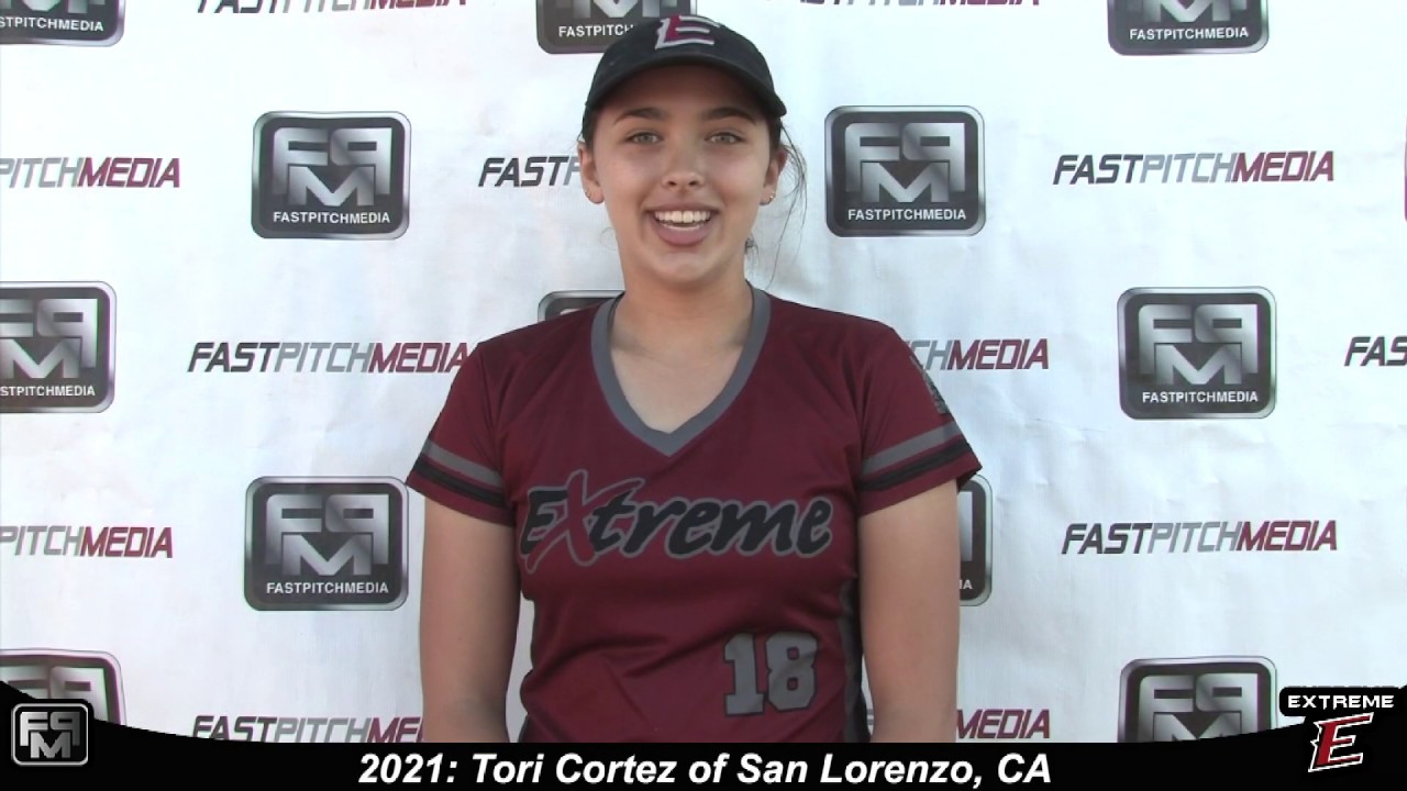 2021 Tori Cortez Pitcher and Outfield Softball Skills Video Extreme