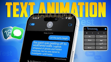 How to Use iOS 18 New Message Text Animation iPhone | Text Message Animation Feature on iOS 18