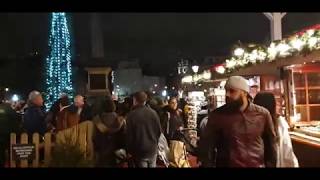 Рождественский базарчик на Трафальгарской Площади . Christmas Market on Trafalgar Square .