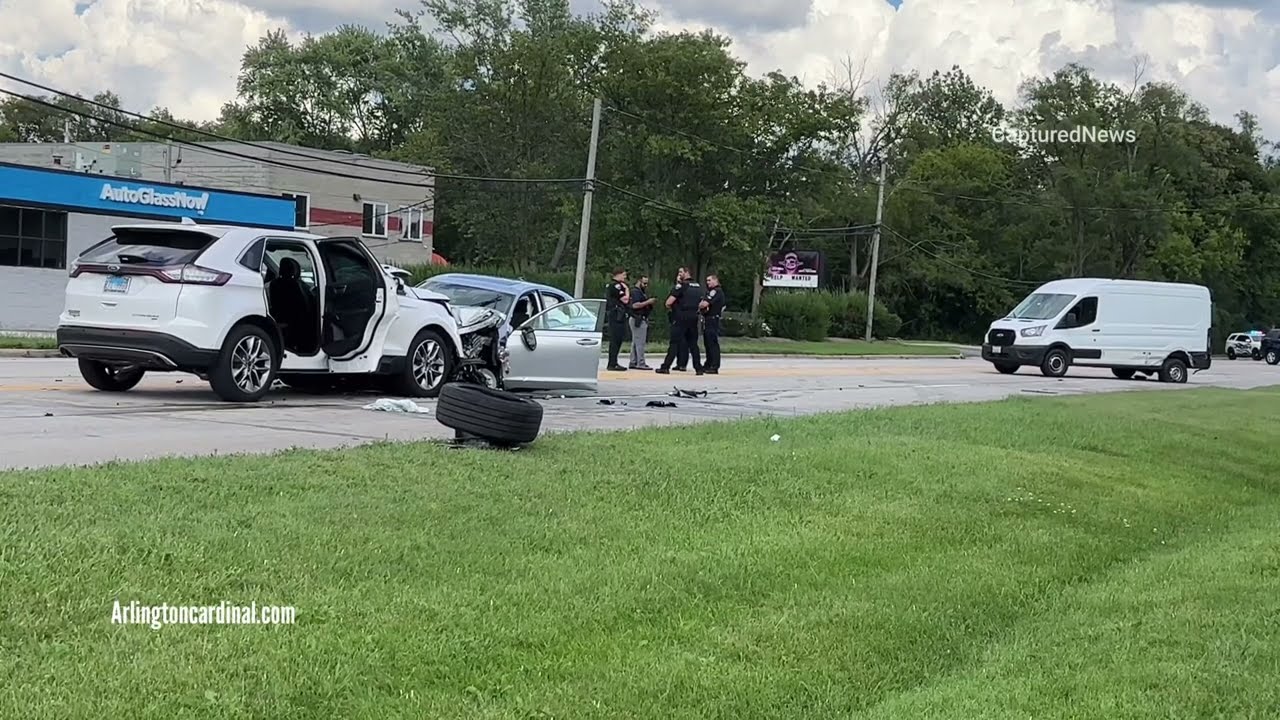 Head-on crash Rand Rd (US-12) near Olive St, Prospect Heights